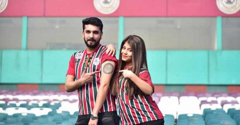 mohun bagan fans girl