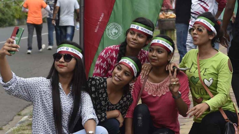 mohun bagan fans girl