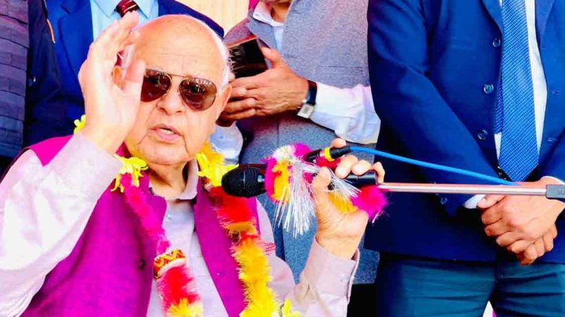 Farooq Abdullah Responds to Rajnath's Remark