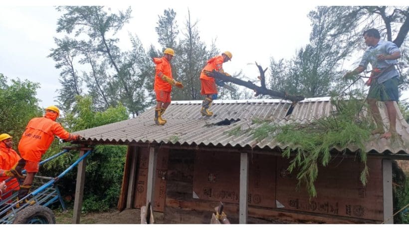 remal cyclone hits costal area