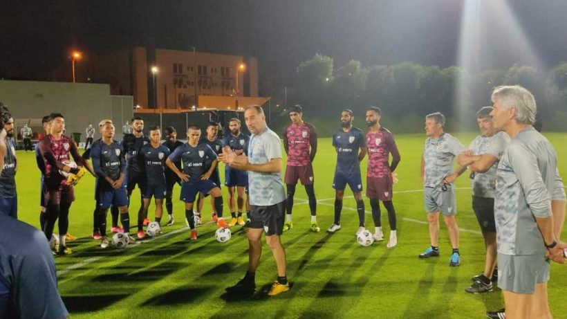 Indian Football Team Begins Preparations for World Cup Qualification Phase at National Camp