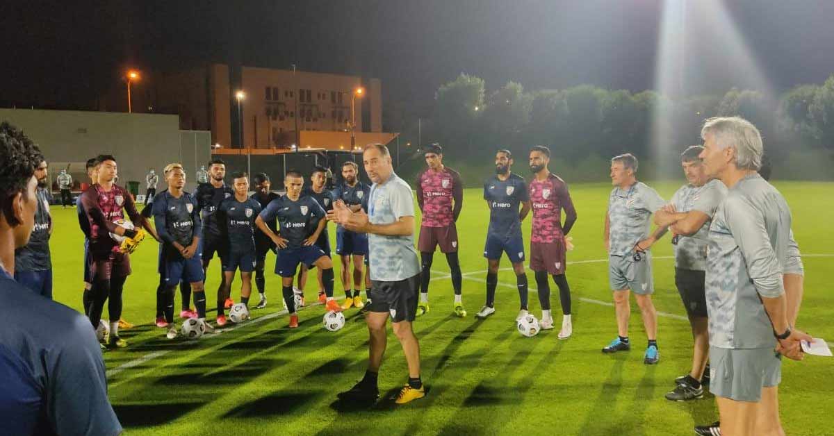 Indian Football Team Begins Preparations for World Cup Qualification Phase at National Camp