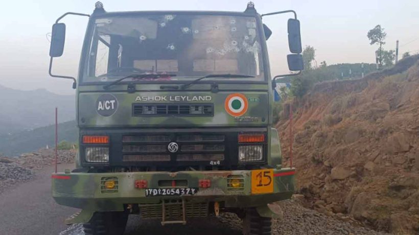 Jammu and Kashmir Air Force Convoy Fired Upon