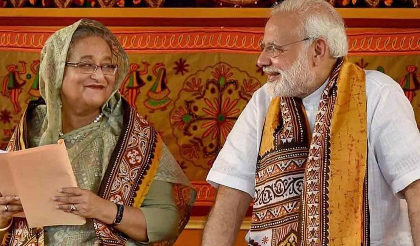 PM Modi discusses Bangladeshi PM Sheikh Hasina