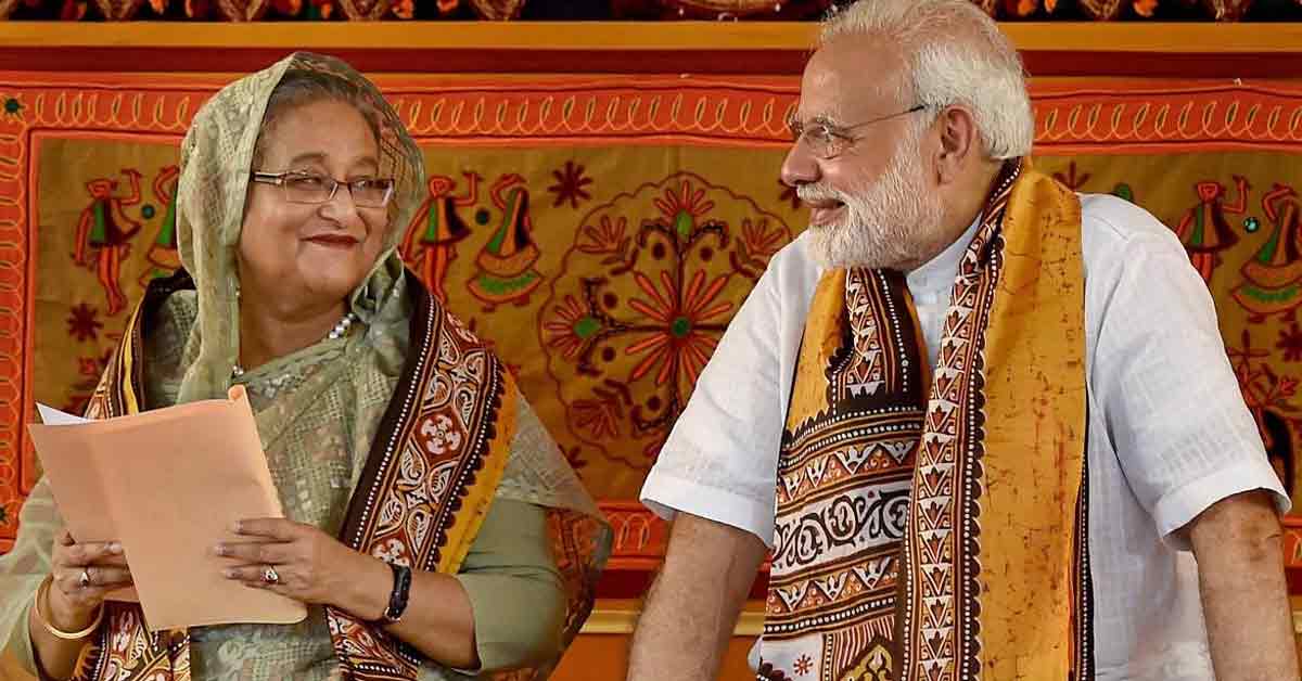 PM Modi discusses Bangladeshi PM Sheikh Hasina