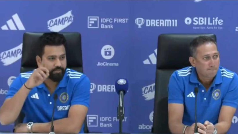 Rohit Sharma raised his hand when asked about off spinner