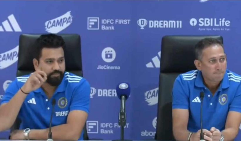 Rohit Sharma raised his hand when asked about off spinner