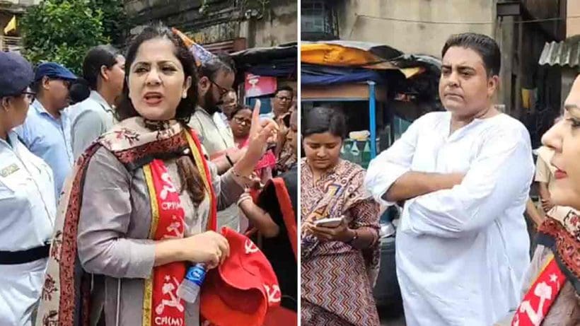 lok-sabha-election-police-halted-the-cpm-rally-close-to-mamata-banerjees-residence-in-kalighat