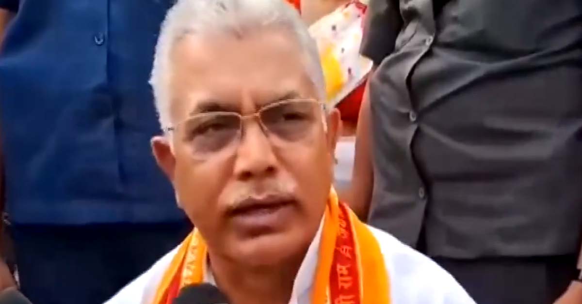 dilip ghosh attacked by tmc in mantshwar burdwan , রণক্ষেত্র মন্তেশ্বর, আক্রান্ত দিলীপ! কনভয়ের সামনে শুয়ে পড়লেন তৃণমূল সমর্থকরা, গাড়ি ভাঙচুর