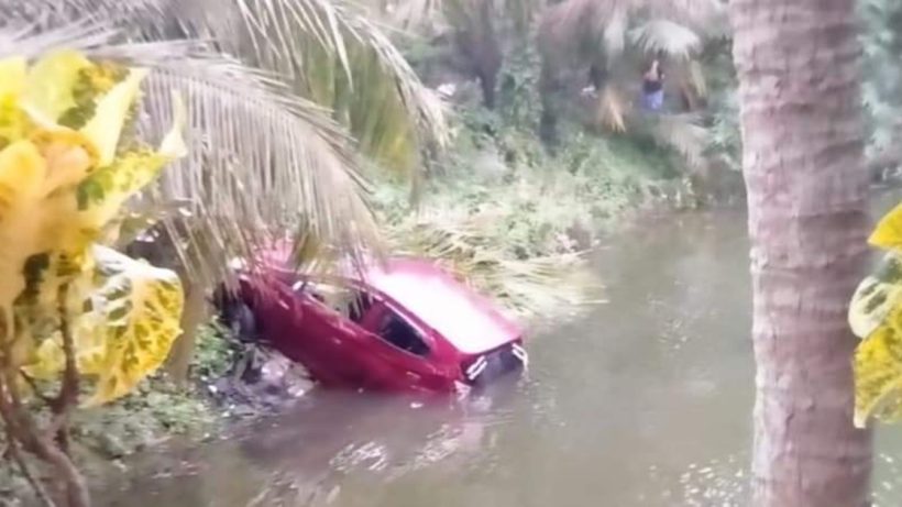 private car lost control and fell into the pond at tamlu in east medinipur 3 dead