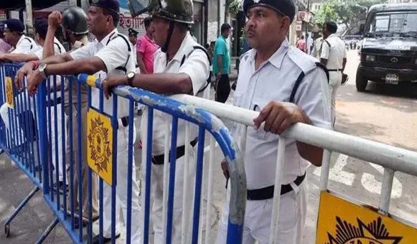 Kolkata police is on high alart over nabanna abhiyan