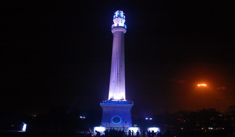 BJP-s drone show at Kolkata-s Shahid Minar as part of Lok Sabha election 2024 campaign, ড্রোন শো বিজেপি শহিদ মিনার