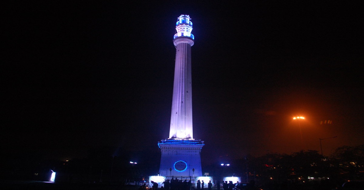 BJP-s drone show at Kolkata-s Shahid Minar as part of Lok Sabha election 2024 campaign, ড্রোন শো বিজেপি শহিদ মিনার