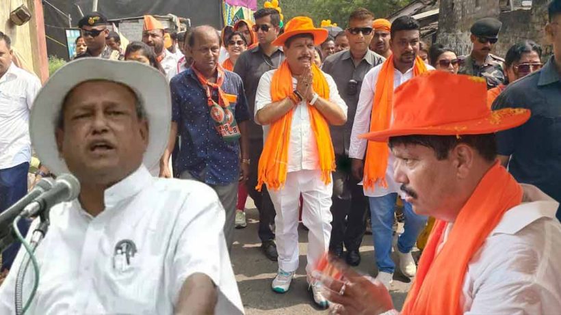 BJP's Arjun Singh Channels CPM's Subhash Chakraborty with Panama Hat Campaign Style in Barrackpore