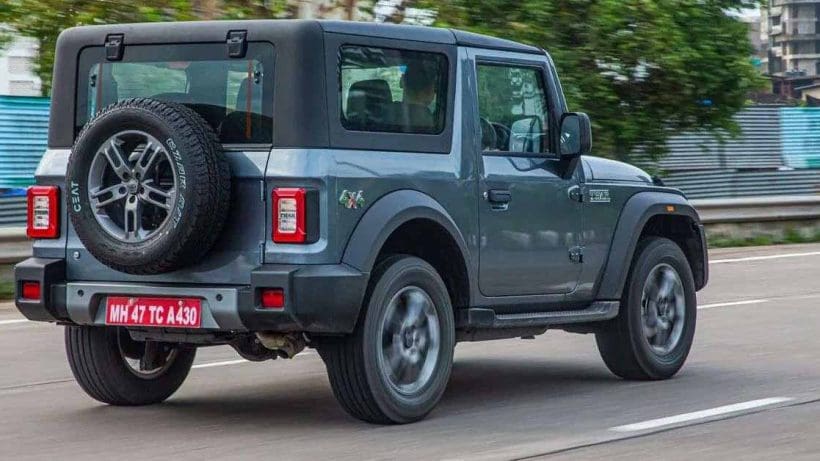 4WD Written on Mahindra Thar