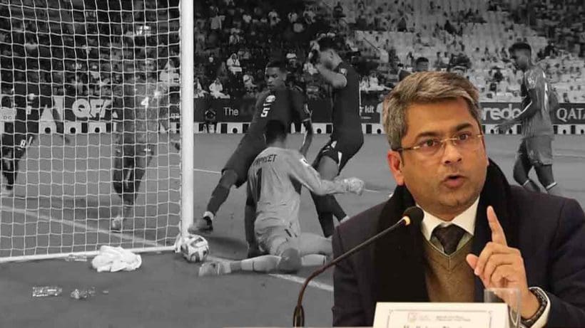 AIFF President Kalyan Chaubey Criticizes Refereeing in India-Qatar Match