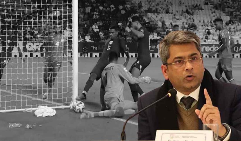 AIFF President Kalyan Chaubey Criticizes Refereeing in India-Qatar Match