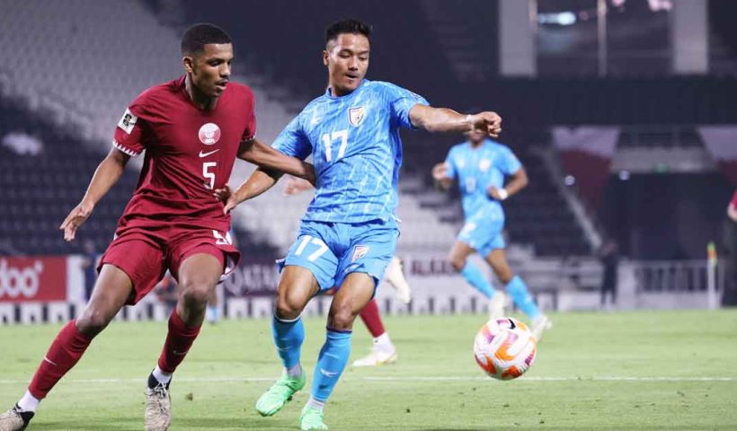 India Defeated by Qatar