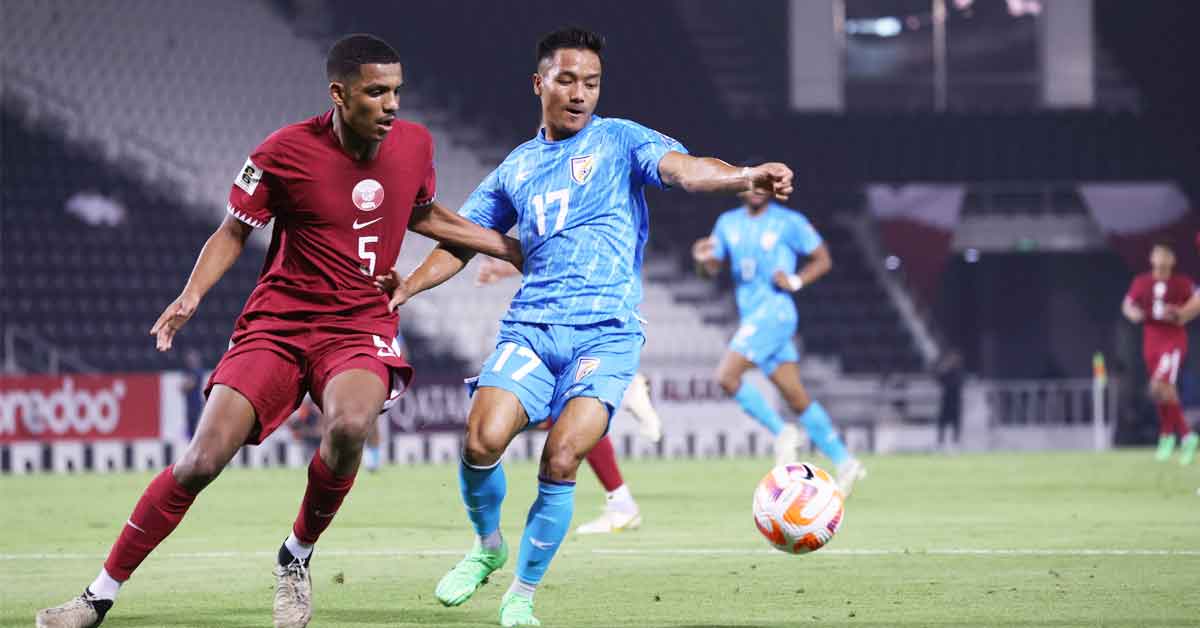 India Defeated by Qatar