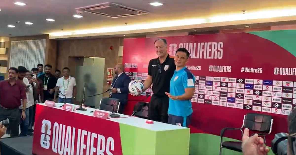 Indian Footballer Sunil Chhetri Shares His Opinion on the Kuwait Match at Press Conference