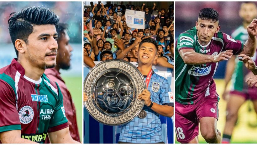 mohun bagan midfield trio apuia sahal abdul samad and anirudh thapa