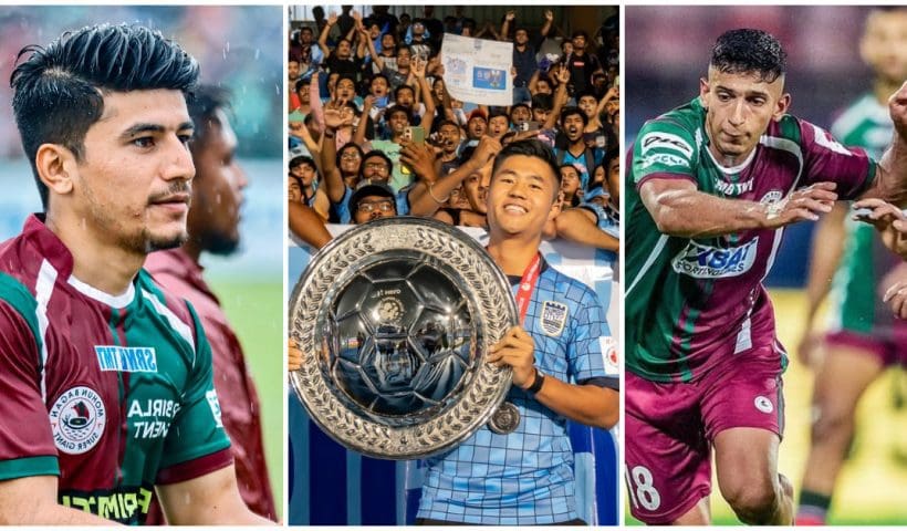 mohun bagan midfield trio apuia sahal abdul samad and anirudh thapa