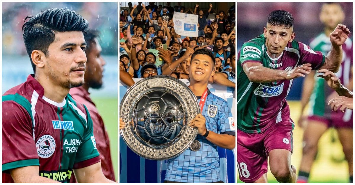 mohun bagan midfield trio apuia sahal abdul samad and anirudh thapa