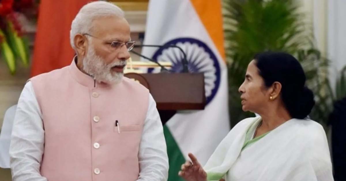 MODI MAMATA 1 আচমকা প্রধানমন্ত্রীকে চিঠি লিখলেন মমতা, কেন?