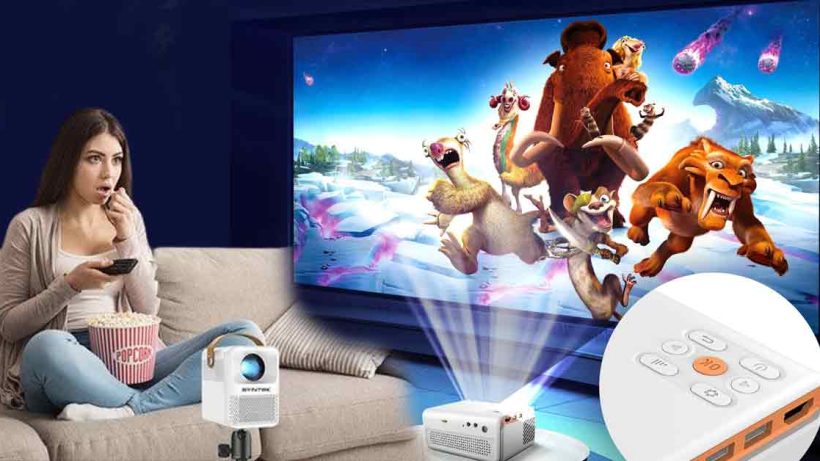 UNIY UY40 Portable LED Projector Delivers Movie Theater Experience