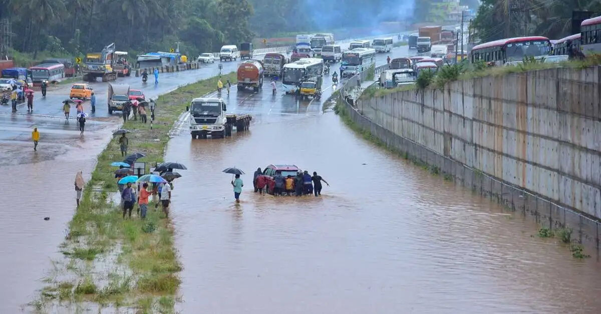 heavy rainfall at bengaluru