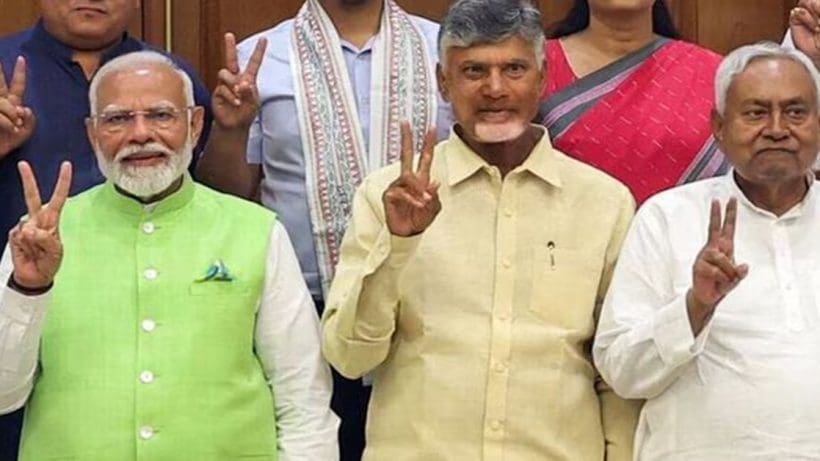 PM Modi Gets Written Support From Chandrababu Naidu and Nitish Kumar oath On Saturday , তৃতীয়বার সরকার গঠনের জন্য লিখিতভাবে সমর্থন জানিয়েছে নীতীশ কুমার ও এবং চন্দ্রবাবু নাইডু