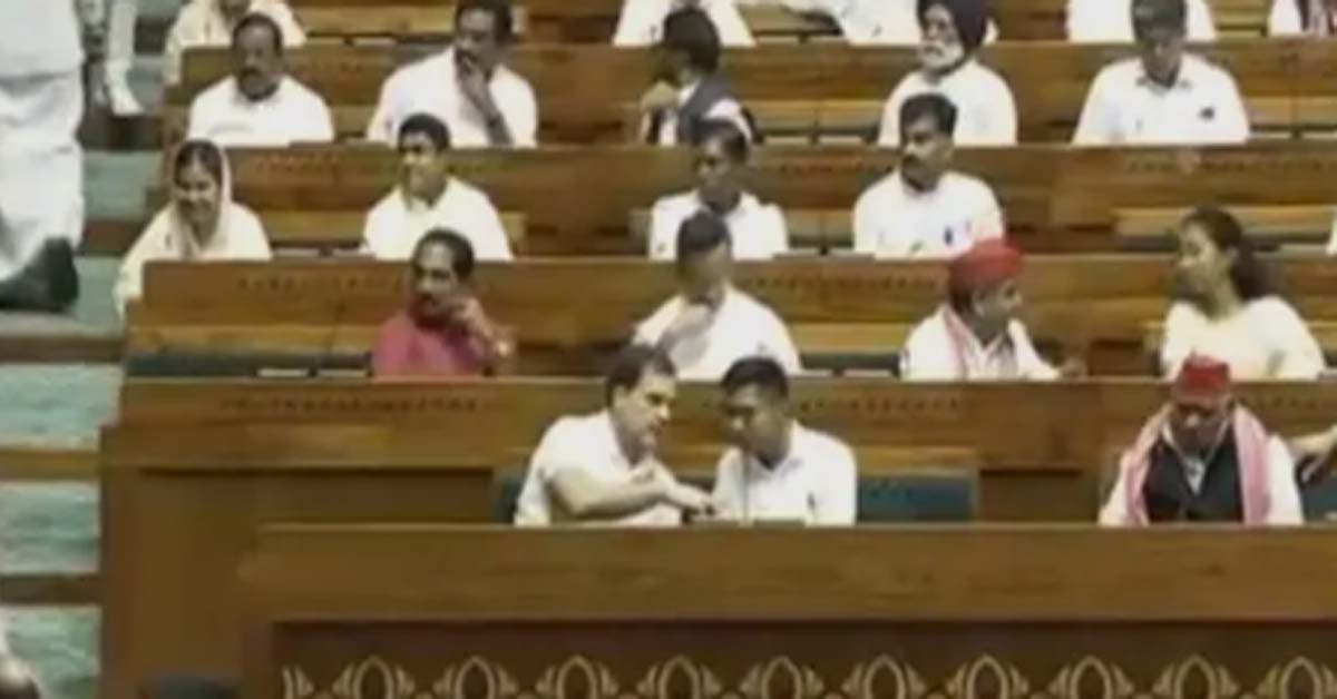Rahul Gandhi Abhishek Banerjee Discussion Amid Dispute Over Lok Sabha Speaker election 2024, মমতার মানভঞ্জনে মরিয়া রাহুল! লোকসভায় অভিষেকের সঙ্গে কথা