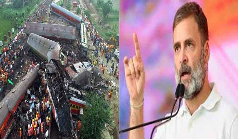 rahul on rail acci কাঞ্চনজঙ্ঘা এক্সপ্রেস দুর্ঘটনায় দায়ী মোদী, কটাক্ষ রাহুলের