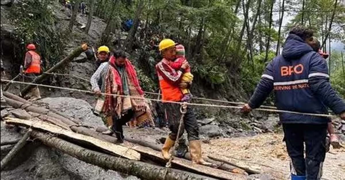 with more rains in sikkim the condition of tourists is more helpless