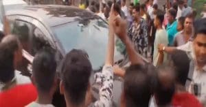 "BJP State President Sukanta Majumdar Stopped by Police in Kolkata