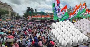 TMC's 21st July Event: Chicken and Rice on the Menu for Supporters from Purba Medinipur