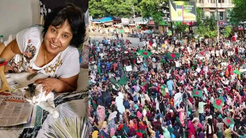 আল্লাহু আকবর, পুলিশের গুলি ও রামদা ভিডিও দেখে শিউরে উঠছি: তসলিমা নাসরিন