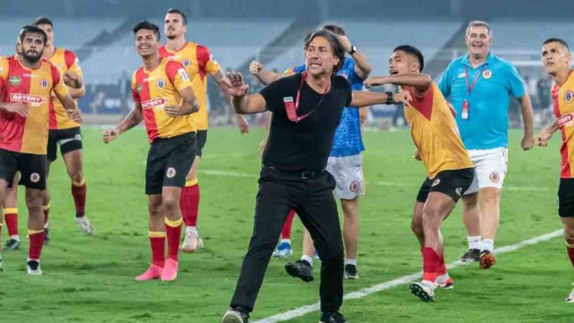 east bengal huge win against nufc in isl