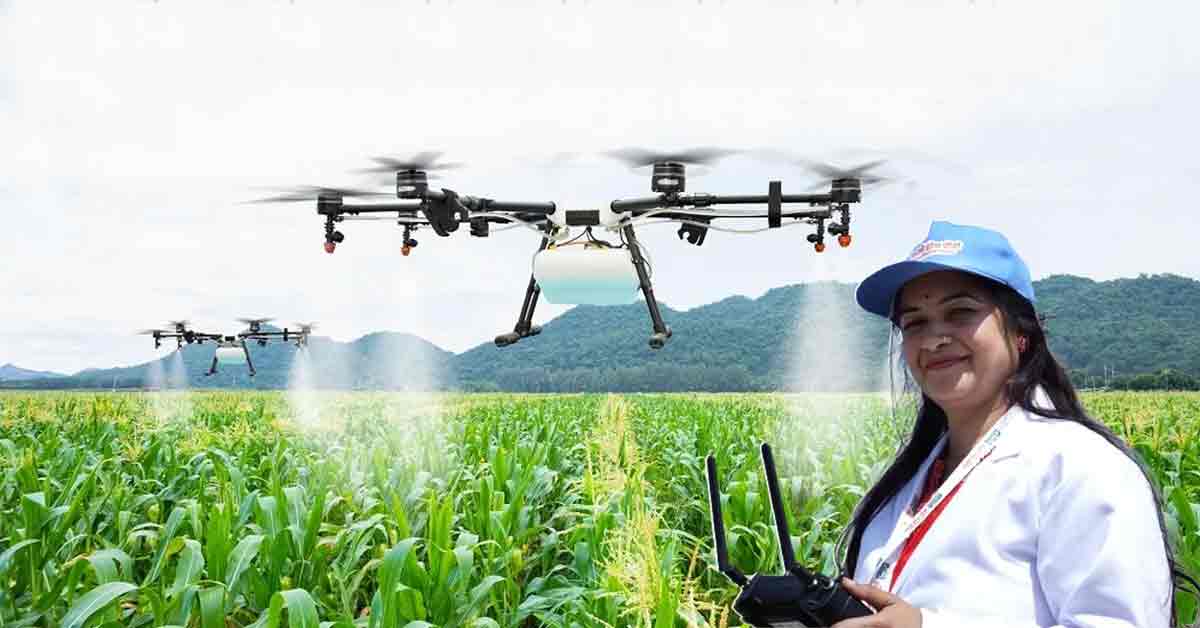 Flying Drones Can Earn india girl