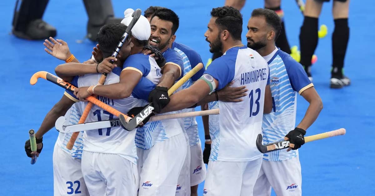 Mandeep Singh, Vivek Prasad & Harmanpreet were the goal-scorers for India