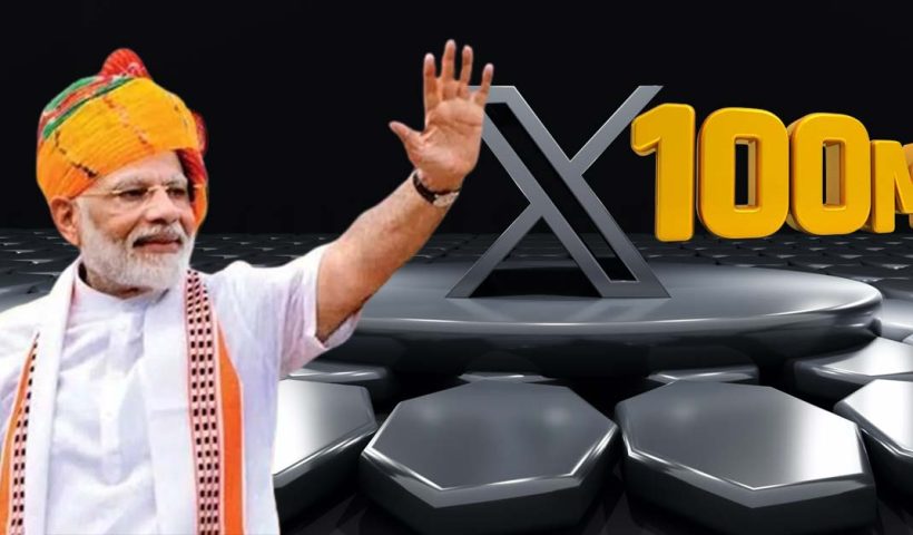PM Narendra Modi Crosses 100 Million Followers on X