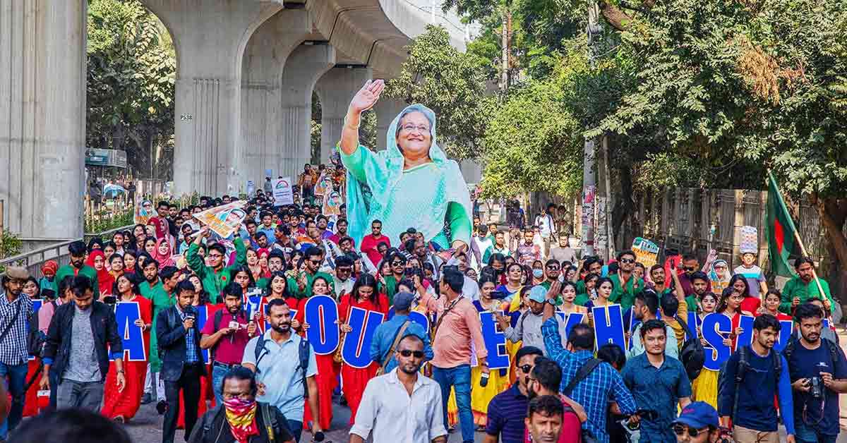 Bangladesh PM Sheikh Hasina Addresses Escape Rumors: 'False Claims of My Departure