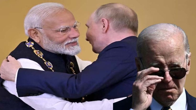 US President Joe Biden is angry about Modi's visit to Russia, মোদী-পুতিন আলিঙ্গন দেখেই চটে লাল প্রেসিডেন্ট বিডেন! হুমকি নয়াদিল্লিকে