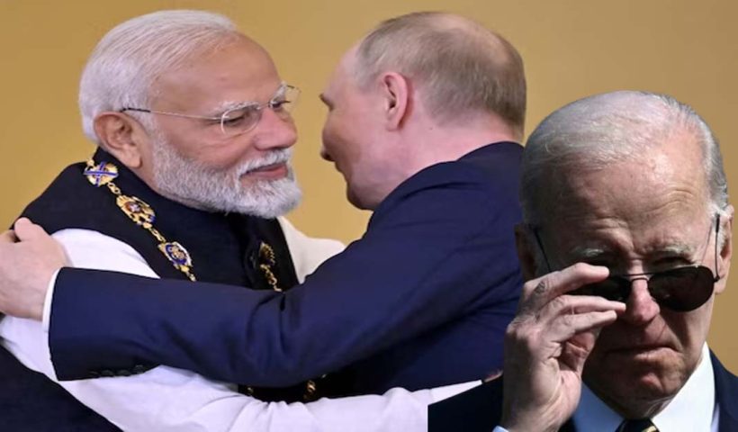 US President Joe Biden is angry about Modi's visit to Russia, মোদী-পুতিন আলিঙ্গন দেখেই চটে লাল প্রেসিডেন্ট বিডেন! হুমকি নয়াদিল্লিকে