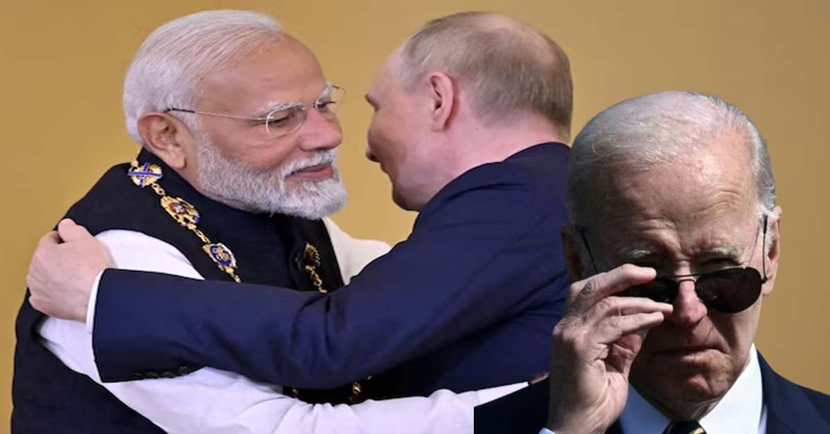 US President Joe Biden is angry about Modi's visit to Russia, মোদী-পুতিন আলিঙ্গন দেখেই চটে লাল প্রেসিডেন্ট বিডেন! হুমকি নয়াদিল্লিকে