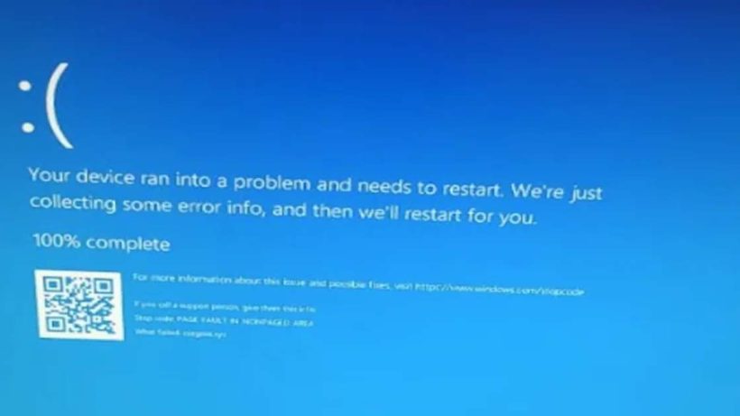 Windows Systems Restarting Throwing Blue Screen Of Death Due To This Error