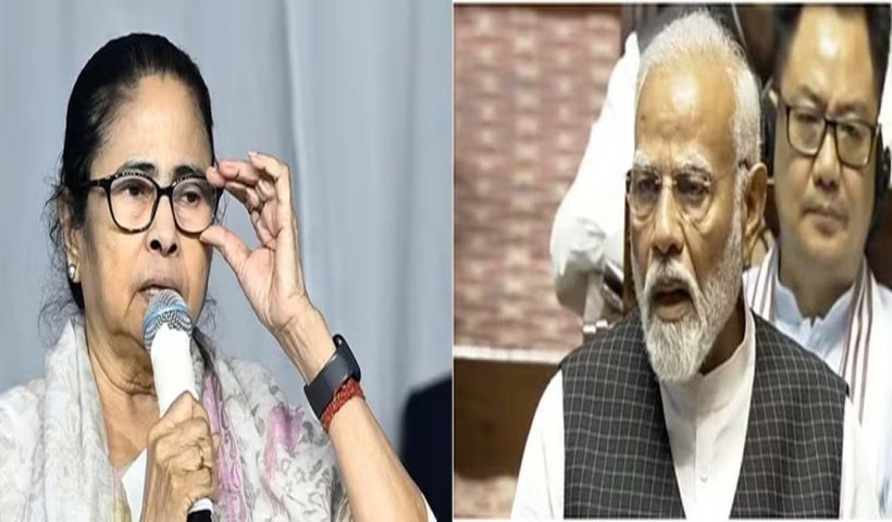 PM Modi targets CM Mamata Banerjee in Rajya Sabha over women abuse in Chopra, চোপড়ায় নারী নির্যাতন: 'এখন মুখে কুলুপ কেন?' মমতাকে নিশানা মোদীর