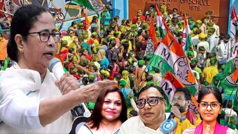 What advice did Mamata Banerjee give to the four TMC candidates who won the Assembly by-elections