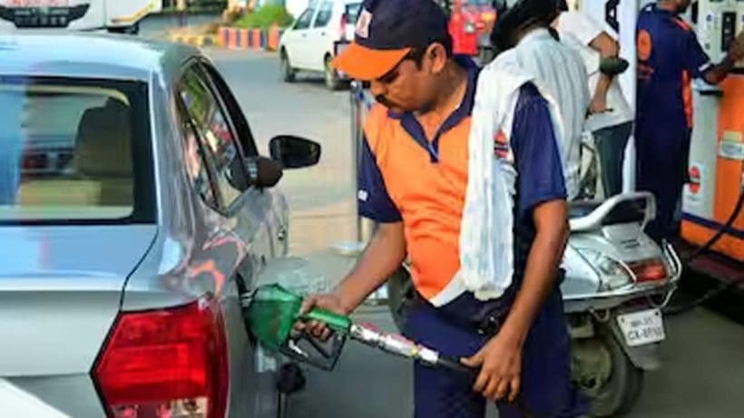 Today petrol diesel price in india