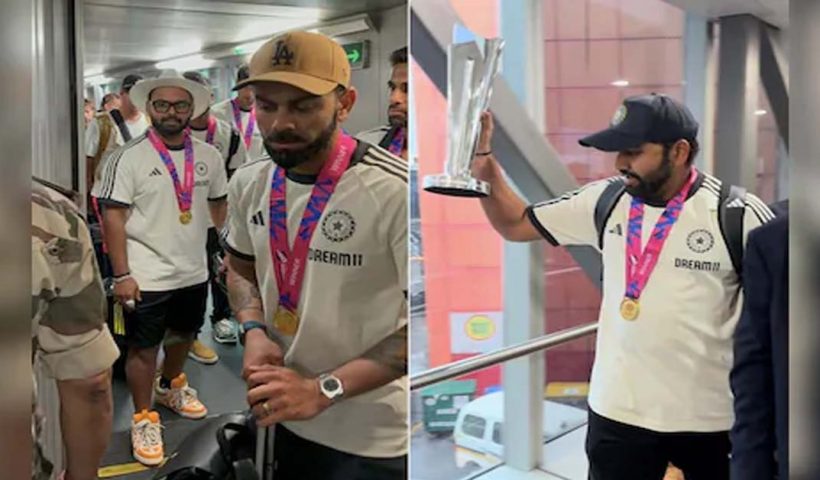 T20 World Cup Champions Indian cricket team Get Grand Welcome At Airport Mega Celebration Day Planned